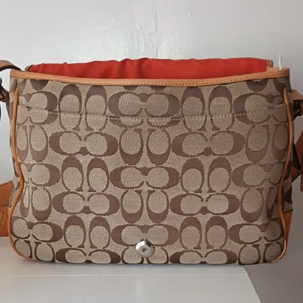 Vintage Coach Signature Frankie Crossbody Bag #6081